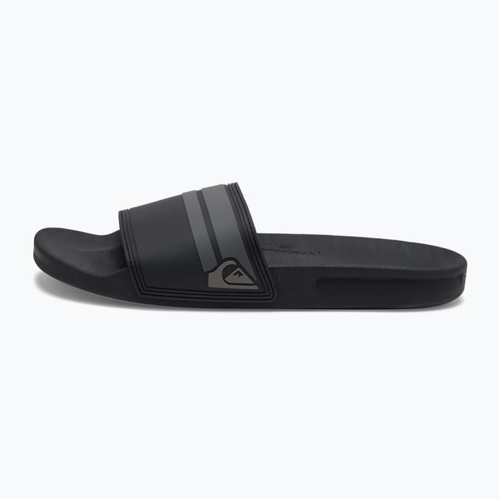 Men's flip-flops Quiksilver Rivi Slide black/black/grey 11