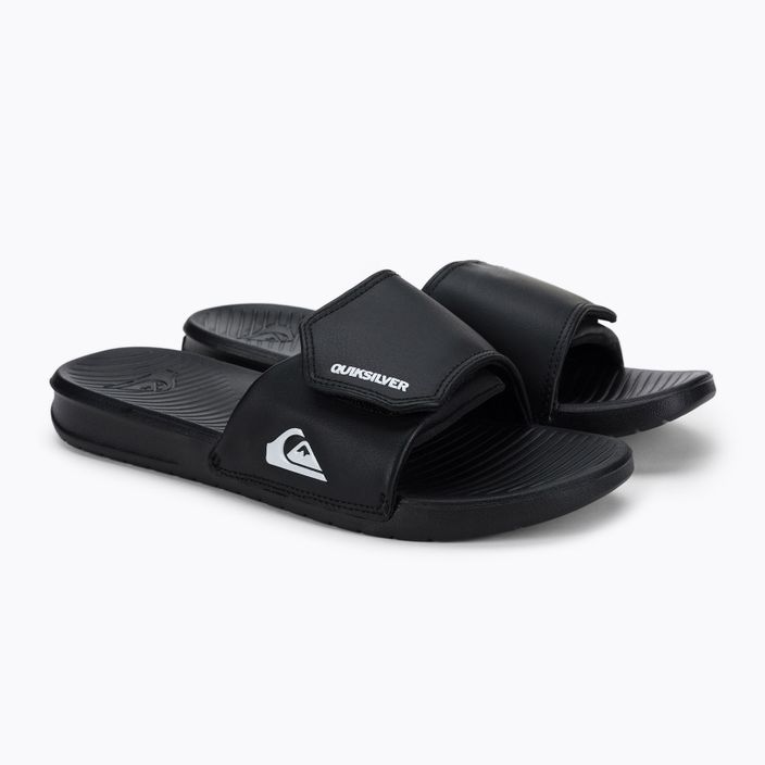 Men's flip-flops Quiksilver Bright Coast Adjust black/white/black 5