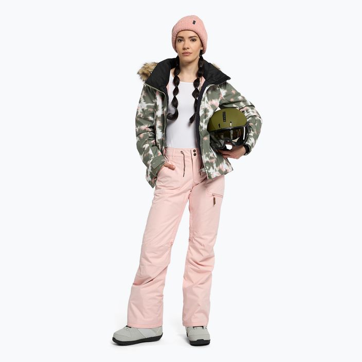 Women's snowboard trousers ROXY Nadia 2021 silver pink 2