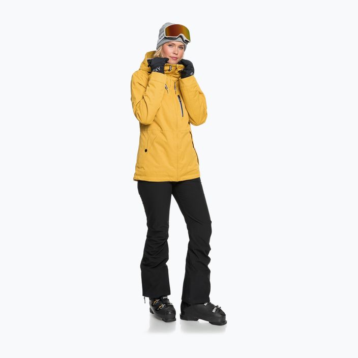 Women's snowboard jacket ROXY Presence Parka 2021 golden 4