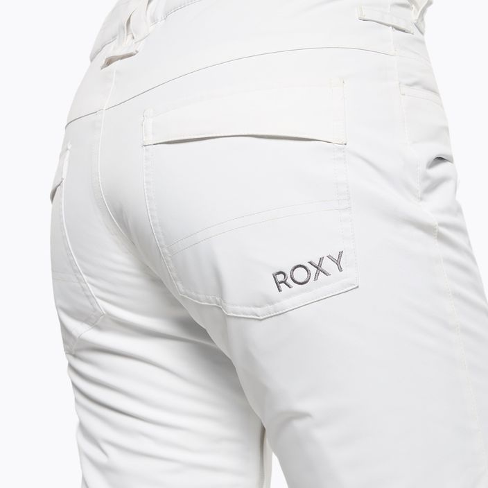 Women's snowboard trousers ROXY Backyard 2021 bright white 5