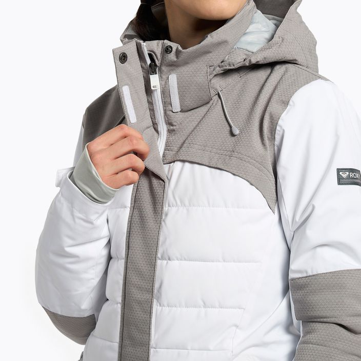 Women's snowboard jacket ROXY Dakota 2021 bright white 7