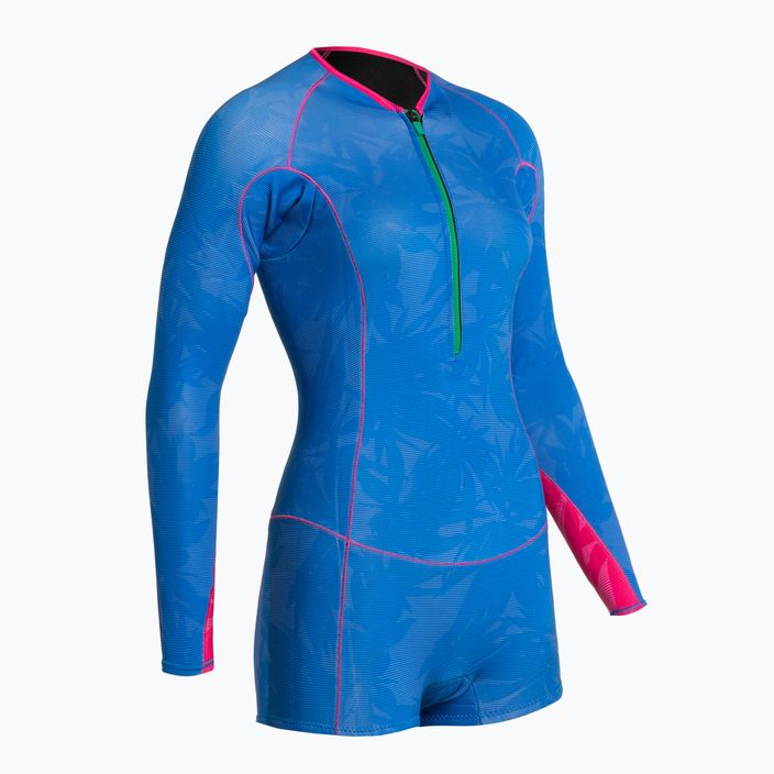Women's wetsuit ROXY 1.5 Popsurf FZ LS SP QLCK 2021 blue
