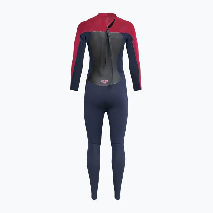 Women's wetsuit ROXY 4/3 Prologue BZ GBS 2021 dark navy/burgundy 3