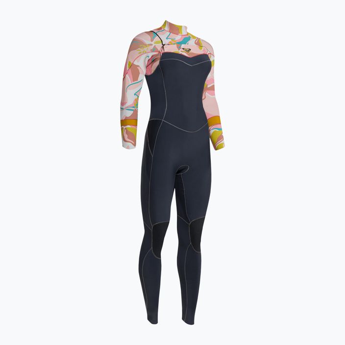 Women's wetsuit ROXY 4/3 Syncro FZ GBS 2021 grey