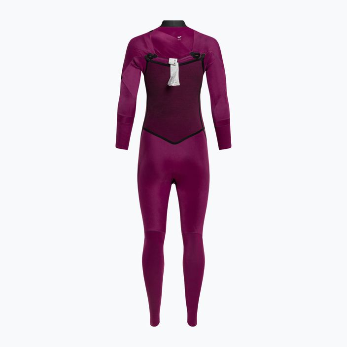 Women's wetsuit ROXY 4/3 Syncro FZ GBS 2021 grey 5