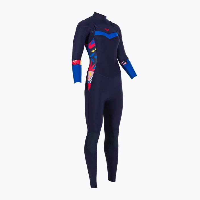 Women's wetsuit ROXY 4/3 Syncro FZ GBS 2021 navy nights/yacht blue