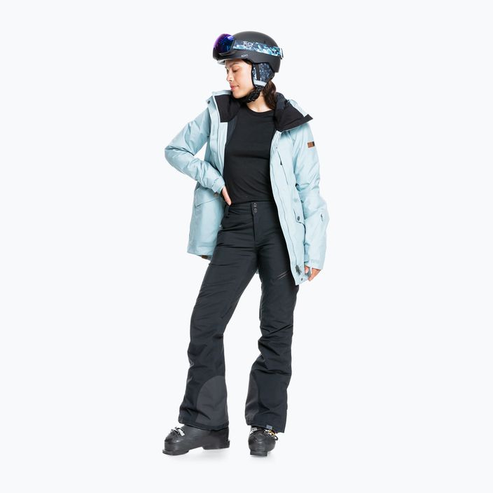 Women's snowboard goggles ROXY Popscreen Cluxe J 2021 true black akio/sonar ml revo blue 7