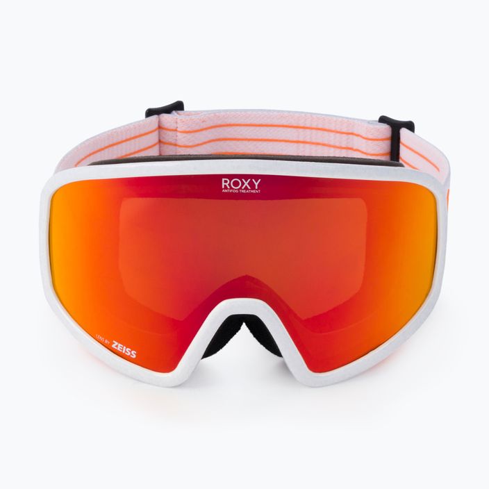 Women's snowboard goggles ROXY Feenity Color Luxe 2021 bright white/sonar ml revo red 2