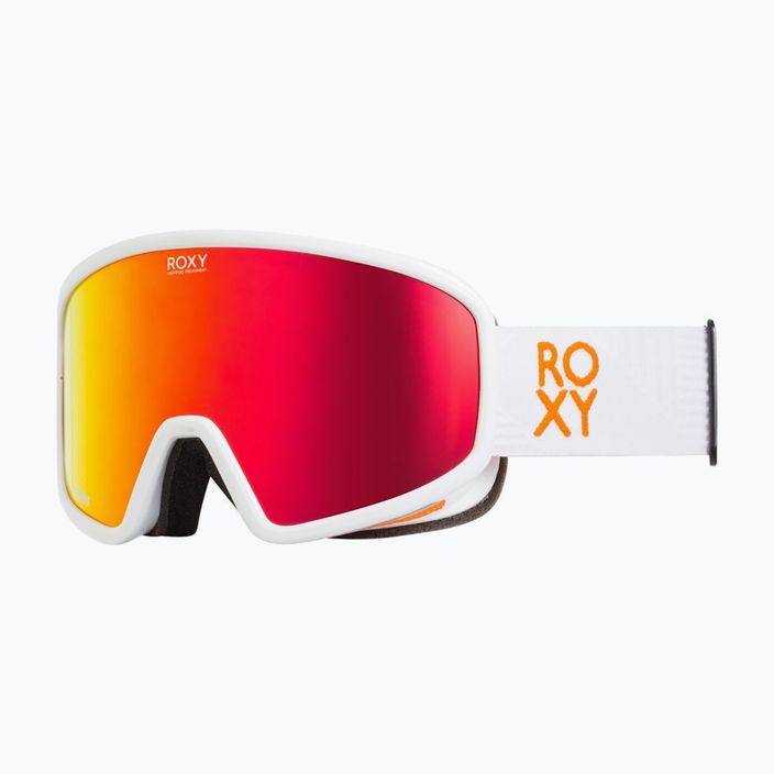 Women's snowboard goggles ROXY Feenity Color Luxe 2021 bright white/sonar ml revo red 5