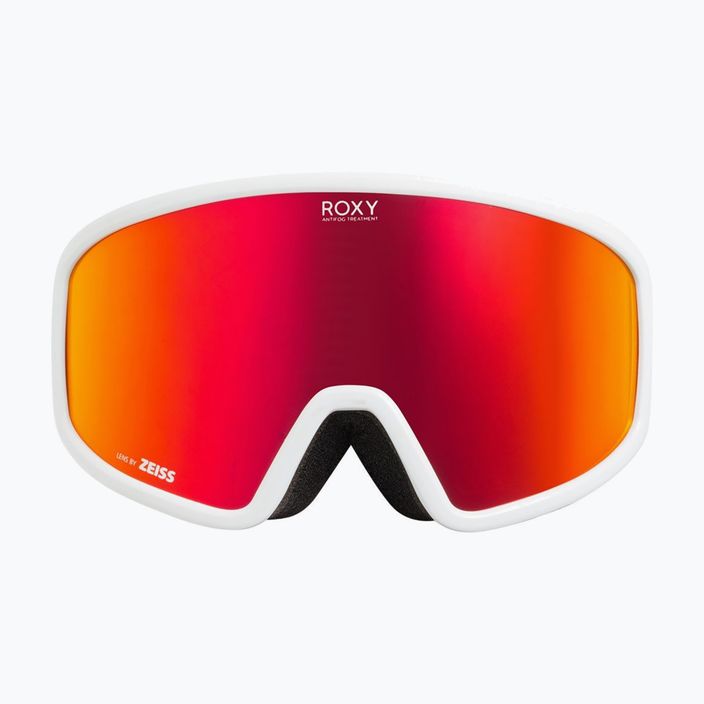 Women's snowboard goggles ROXY Feenity Color Luxe 2021 bright white/sonar ml revo red 6