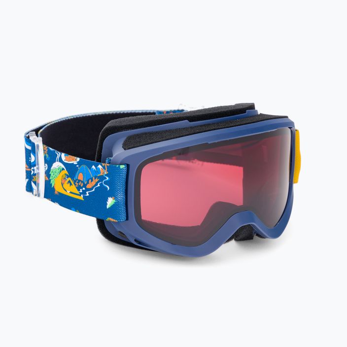 Quiksilver Little Grom insignia blue/snow aloha children's snowboard goggles EQKTG03001-BSN6