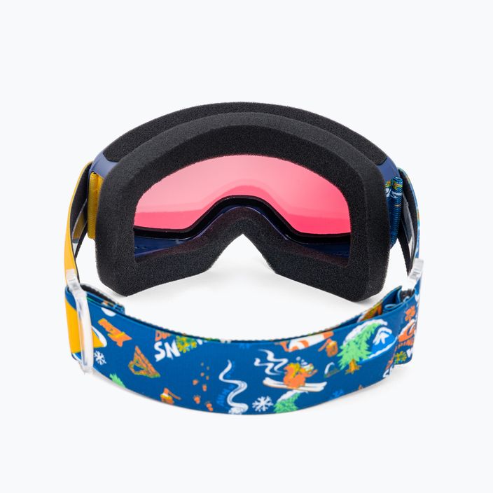 Quiksilver Little Grom insignia blue/snow aloha children's snowboard goggles EQKTG03001-BSN6 3