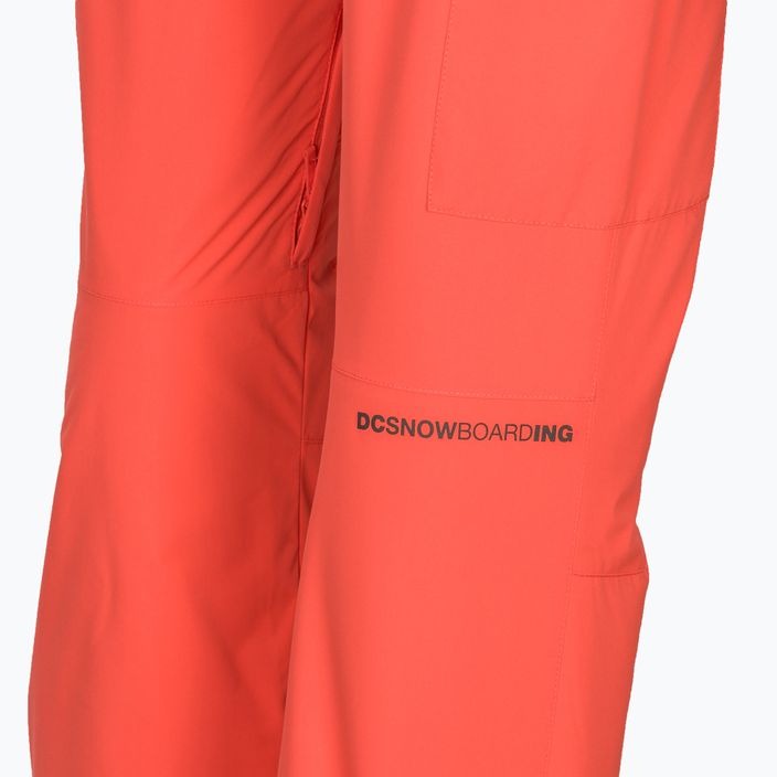 Women's snowboard trousers DC Nonchalant hot coral 10