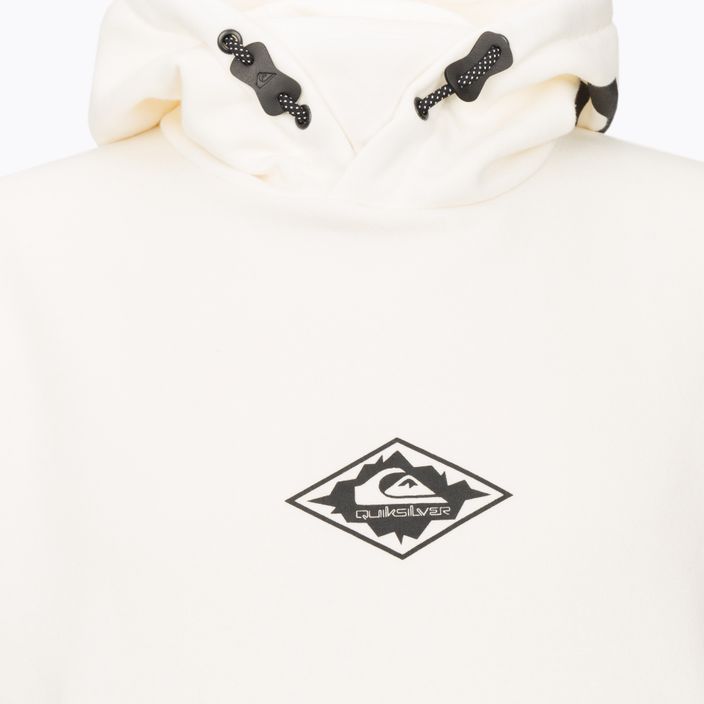 Quiksilver men's Big Logo Tech snowboard sweatshirt white EQYFT04378 3