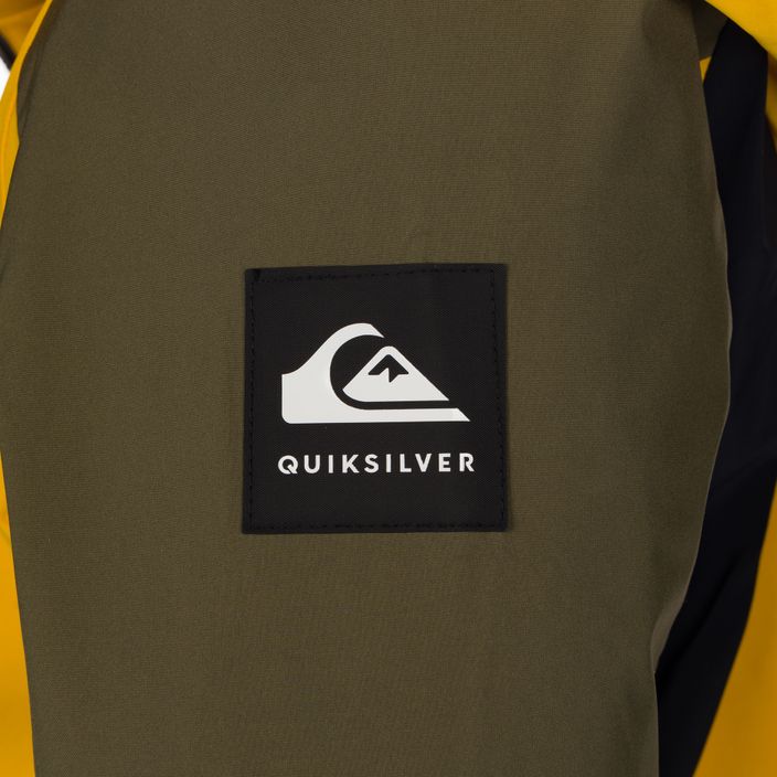 Men's Quiksilver Tr Stretch Snowboard Jacket Yellow EQYTJ03324 3