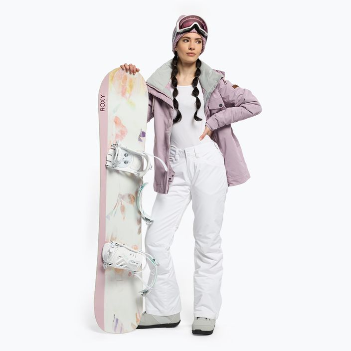 Women's snowboard trousers ROXY Backyard 2021 white 2