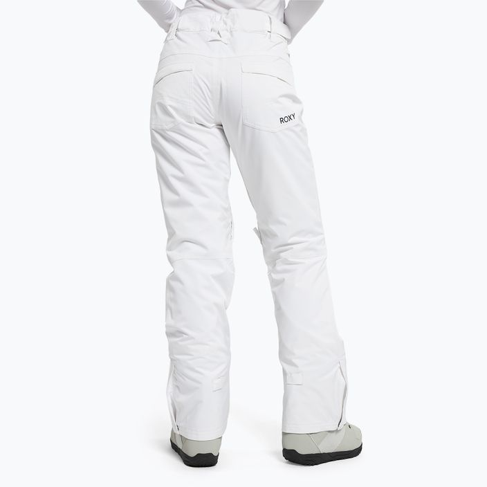 Women's snowboard trousers ROXY Backyard 2021 white 4