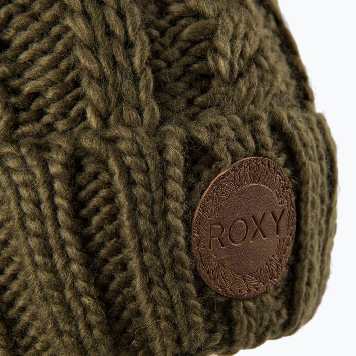 Women's winter hat ROXY Tram 2021 green 3