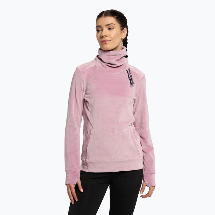 Women's snowboard sweatshirt ROXY Deltine 2021 dawn pink