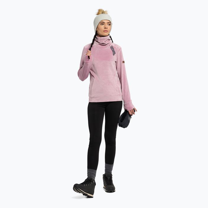 Women's snowboard sweatshirt ROXY Deltine 2021 dawn pink 2