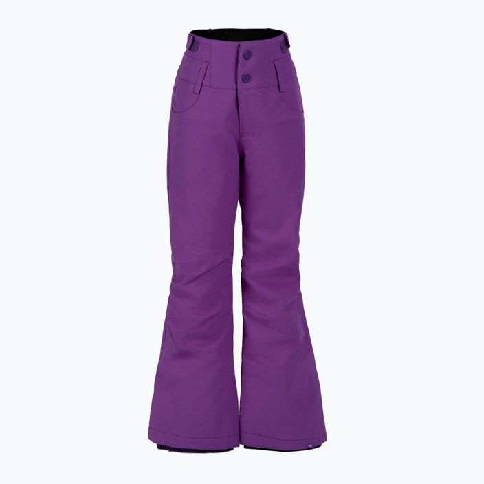 Children's snowboard trousers ROXY Diversion 2021 purple