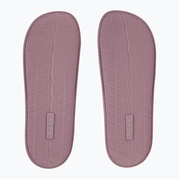 Women's ROXY Slippy II flip-flops green purple haze 5