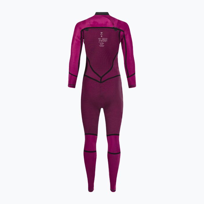 Women's wetsuit ROXY 4/3 Popsurf FZ GBS L/SL 2021 pale marigold dye vibes 5