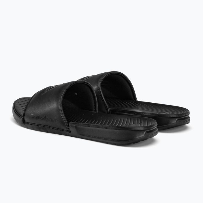 Men's flip-flops Quiksilver Bright Coast Slide solid black 3