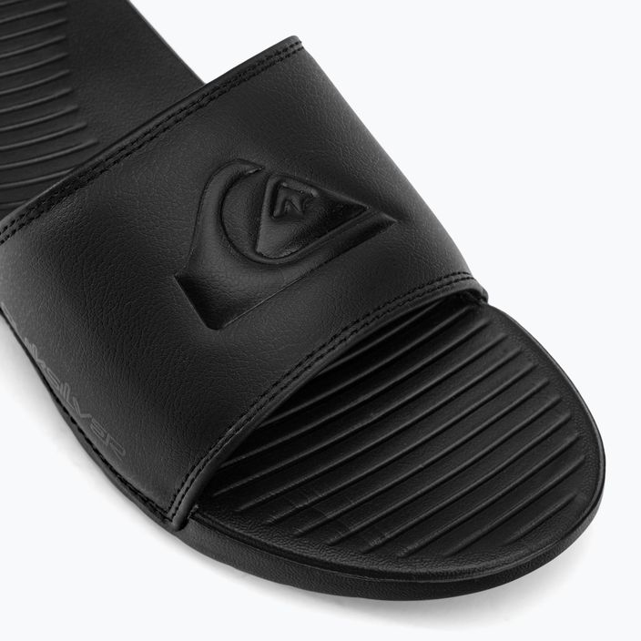 Men's flip-flops Quiksilver Bright Coast Slide solid black 7