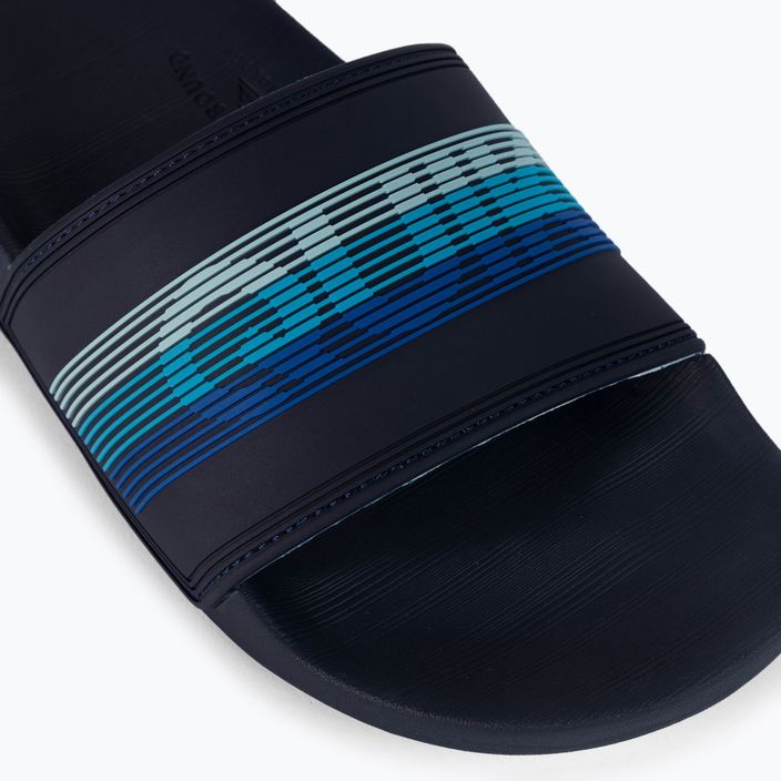 Men's flip-flops Quiksilver Rivi Wordmark Slide blue/blue/blue 7