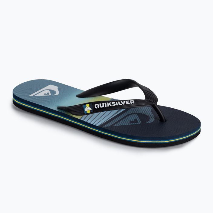 Men's flip flops Quiksilver Molokai Panel blue 1