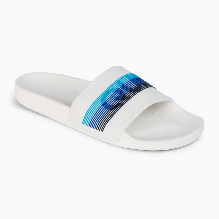 Men's flip-flops Quiksilver Rivi Wordmark Slide white/white/blue
