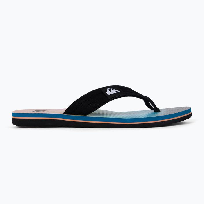 Men's flip flops Quiksilver Molokai Layback blue/blue/orange 2