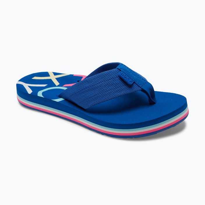Women's flip flops ROXY Coastin Print 2021 bacha blue