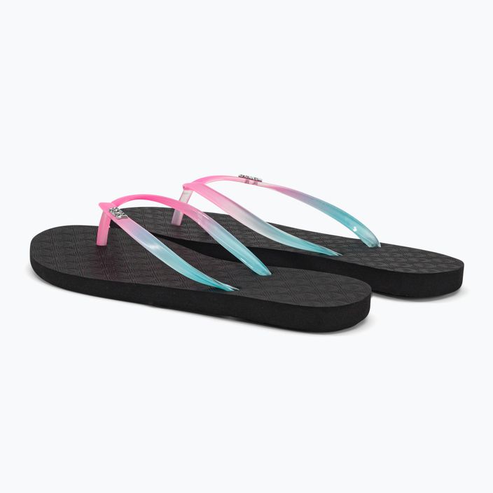 Women's flip flops ROXY Viva Gradient 2021 blue/pink 3