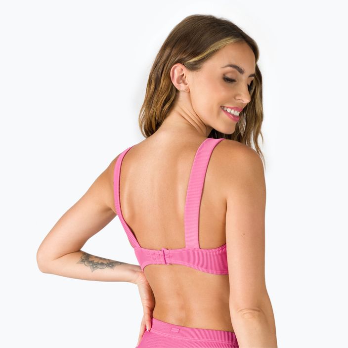 Swimsuit top ROXY Love The Coco V 2021 pink guava 3