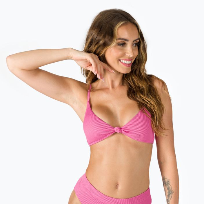 Swimsuit top ROXY Love The Surf Knot 2021 pink guava