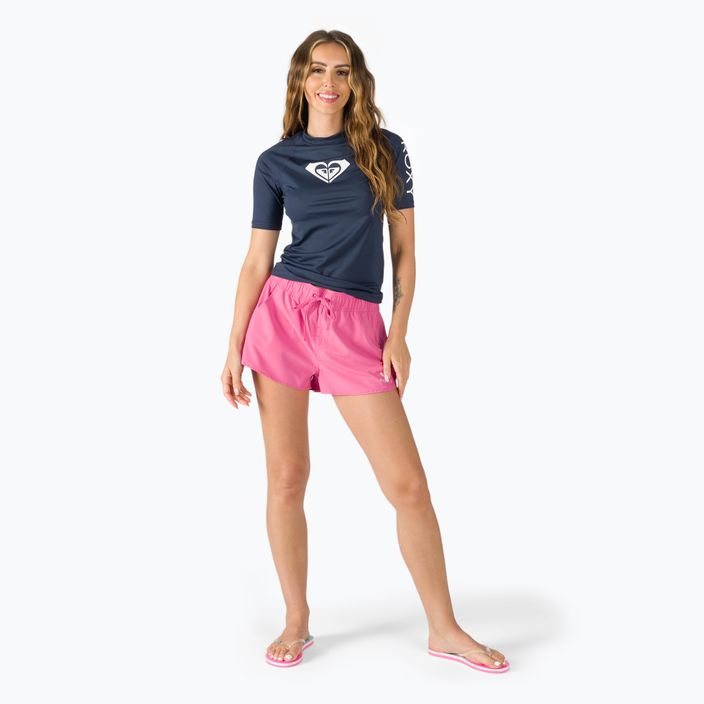 Women's swimming T-shirt ROXY Whole Hearted 2021 mood indigo 2