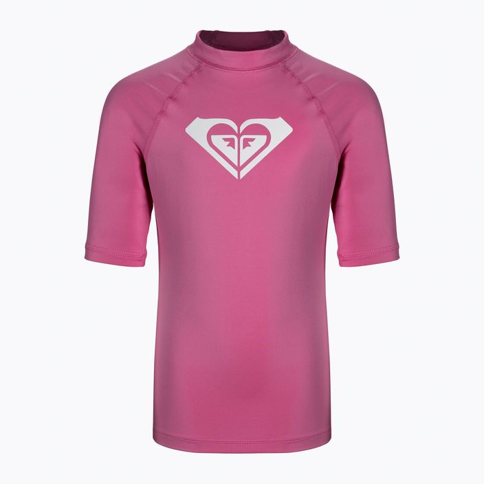 Children's swimming T-shirt ROXY Wholehearted 2021 pink guava