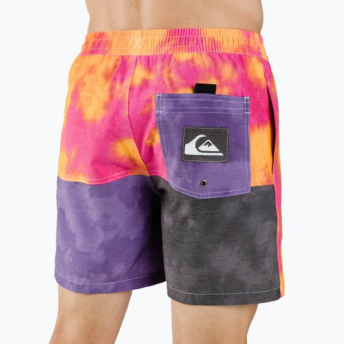 Quiksilver men's swim shorts Acid Wash 17" pink-orange EQYJV03877-MJY6 3