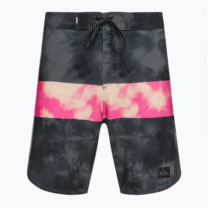 Quiksilver men's Highlite Arch 19" grey-pink swim shorts EQYBS04648-MJY6