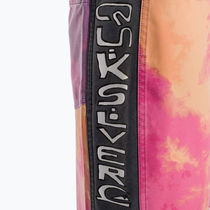 Quiksilver men's Surfsilk Acid Wash 18" pink and orange swim shorts EQYBS04671-MJY6 3