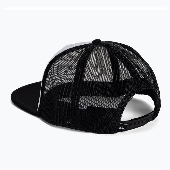 Men's baseball cap Quiksilver Foamslayer white/black 3
