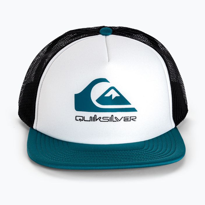 Men's baseball cap Quiksilver Foamslayer white/blue 3