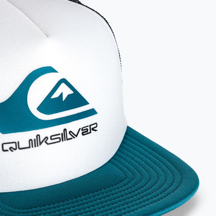 Men's baseball cap Quiksilver Foamslayer white/blue 5