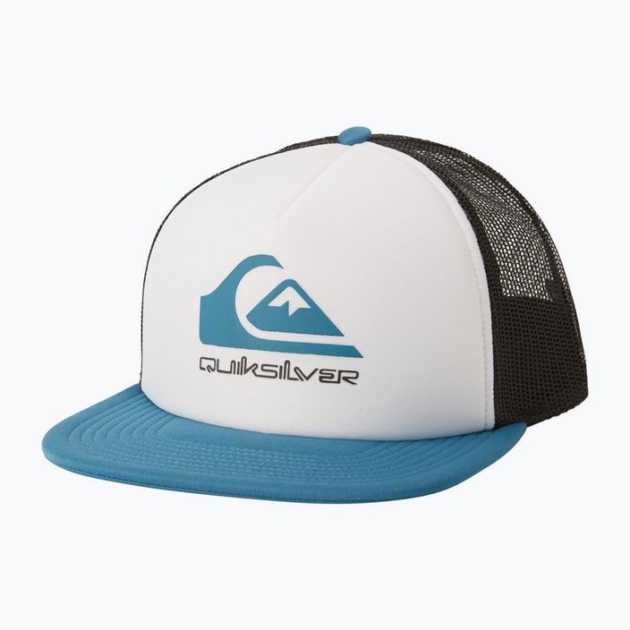 Children's baseball cap Quiksilver Foamslayer Youth white/blue