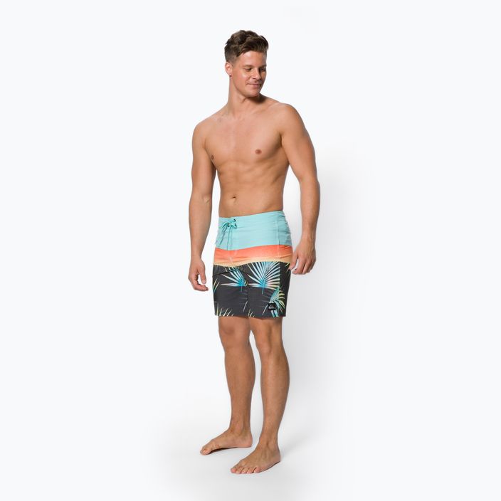 Quiksilver men's Surfsilk Panel 18" swim shorts colour EQYBS04658-KTA6 2