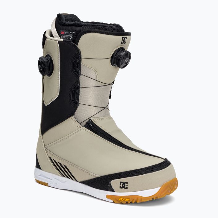 Men's snowboard boots DC Transcend off white/gum