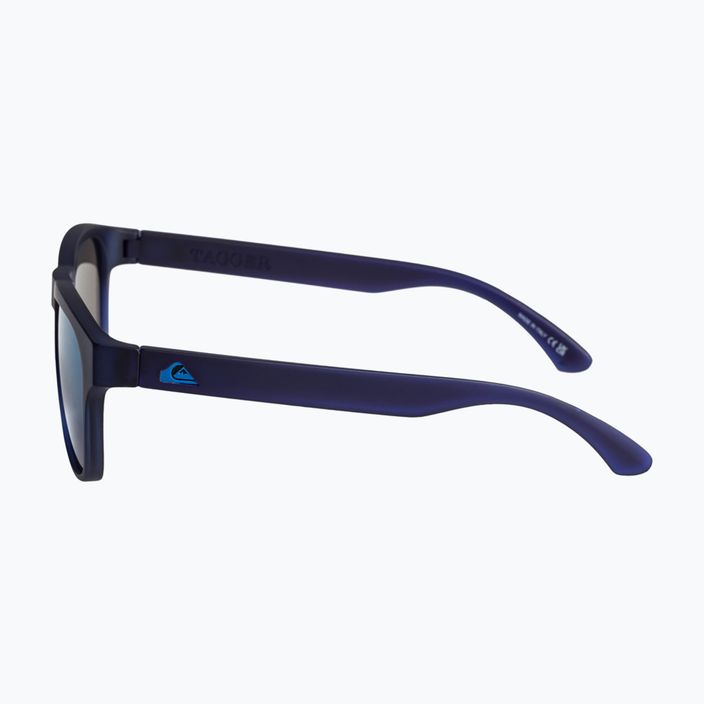 Men's Quiksilver Tagger navy flash blue sunglasses 3